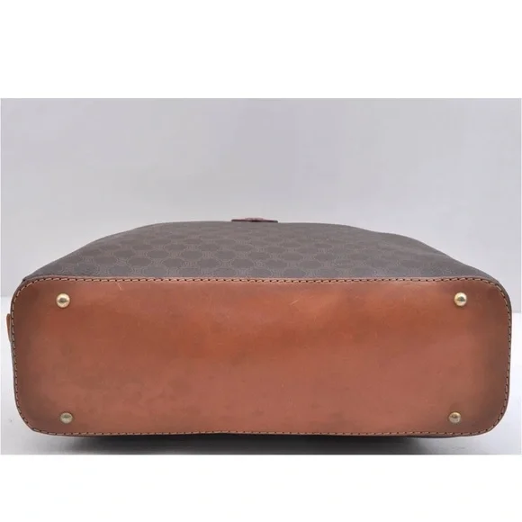 CELINE MACADAM PATTERN SATCHEL BAG with COA - Picture 6 of 9